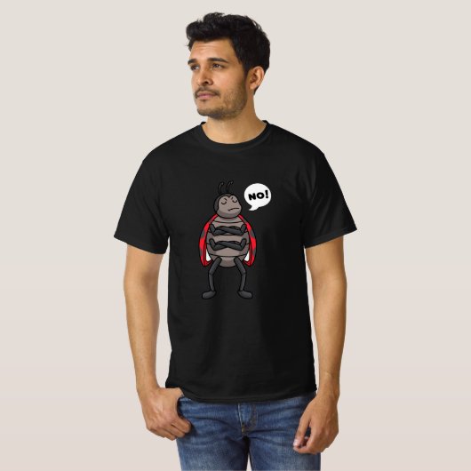Stubborn Ladybug Cockchafer T-shirt (Voorkant volledig)