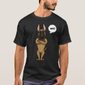 Stubborn Malinois Dog Belgium Shepherd Dog T-shirt (Voorkant)