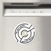 Stubborn Mouse Cheese Maze Funny Magneet (Insitu (Vaatwasser))