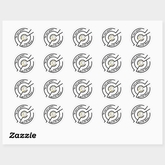 Stubborn Mouse Cheese Maze Funny Ronde Sticker (Vel)
