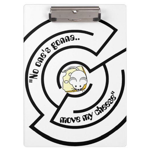 Stubborn Mouse Cheese Maze Klembord (Voorkant)