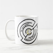 Stubborn Muis in het kaasdoolhof Koffiemok (Links)