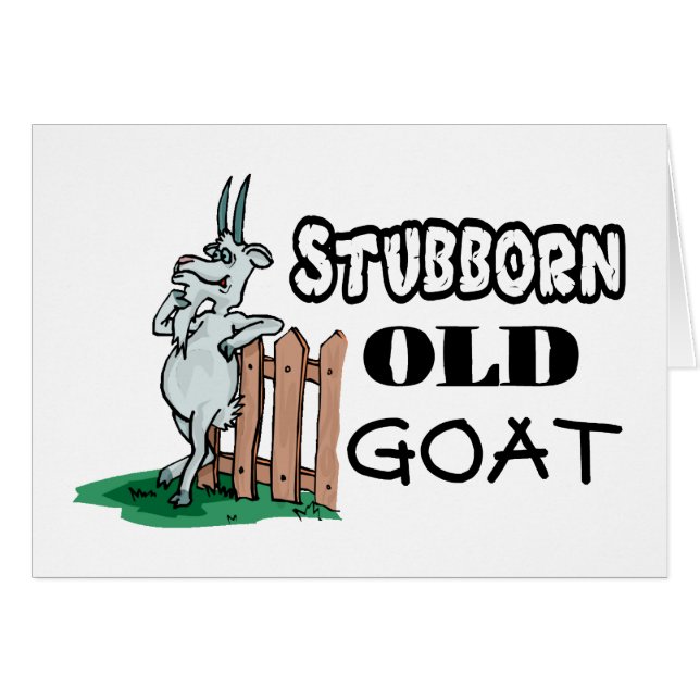 Stubborn Old Goat (Voorkant Horizontaal)