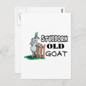 Stubborn Old Goat Briefkaart (Voorkant / Achterkant)