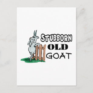 Stubborn Old Goat Briefkaart