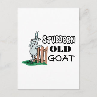 Stubborn Old Goat Briefkaart