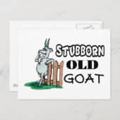 Stubborn Old Goat Briefkaart (Voorkant / Achterkant)