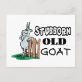 Stubborn Old Goat Briefkaart (Voorkant)