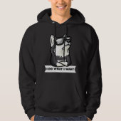 Stubborn Pomsky Dog Funny Hoodie (Voorkant)
