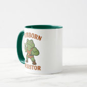 Stubborn Resistor - Motivational Frog Gym Tee Mok (Voorkant links)