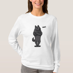 Stubborn Schipperke Dog grappig T-shirt