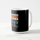 Stubborn Schnauzer Tricks Funny Schnauzer Gift Koffiemok (Voorkant rechts)