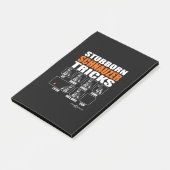 Stubborn Schnauzer Tricks Funny Schnauzer Gift Post-it® Notes (Schuin)