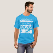 Stubborn Schnauzer Tricks T-shirt (Voorkant volledig)