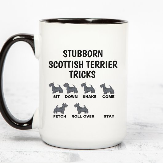 Stubborn Scottish Terrier Tricks , Funny Scottish  Mok