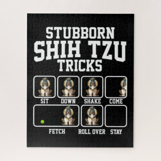 Stubborn Shih Tzu Dog Tricks Legpuzzel