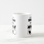 Stubborn Shih Tzu Tricks Koffiemok (Center)