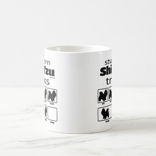 Stubborn Shih Tzu Tricks Koffiemok (Center)