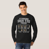 Stubborn Shih Tzu Tricks T-shirt (Voorkant volledig)