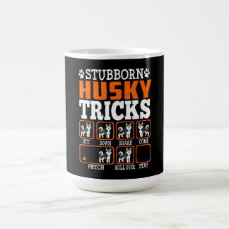 Stubborn Siberian Husky Tricks Funny Gift Koffiemok