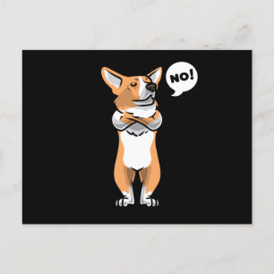 Stubborn Welsh Corgi Pembroke Briefkaart