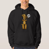 Stubborn Welsh Terrier Dog Hoodie (Voorkant)
