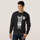 Stubborn West Highland White Terrier Dog Funny Trui (Voorkant volledig)