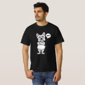 Stubborn Westie dog grappig T-shirt (Voorkant volledig)