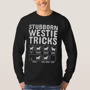 Stubborn Westie Tricks T-shirt