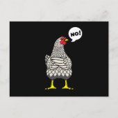Stubborn Wyandotte Chicken Briefkaart (Voorkant)