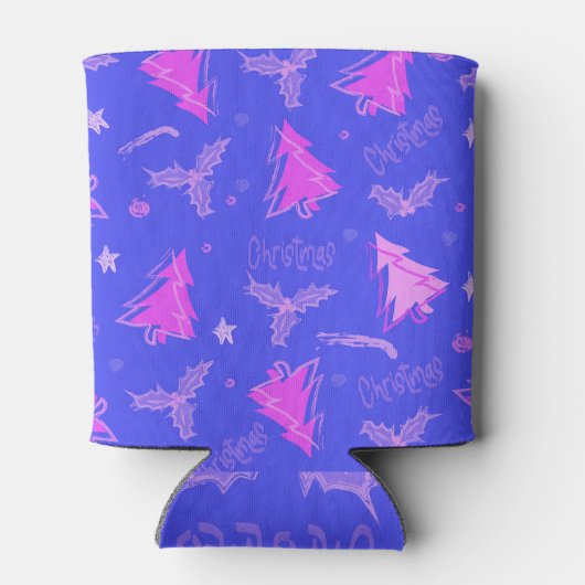 Stubby Houder Kerstboom Dopamine Effect Blikjeskoeler (Achterkant)