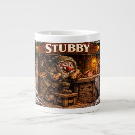 Stubby Icelandic  Yule Lad Postcard Grote Koffiekop