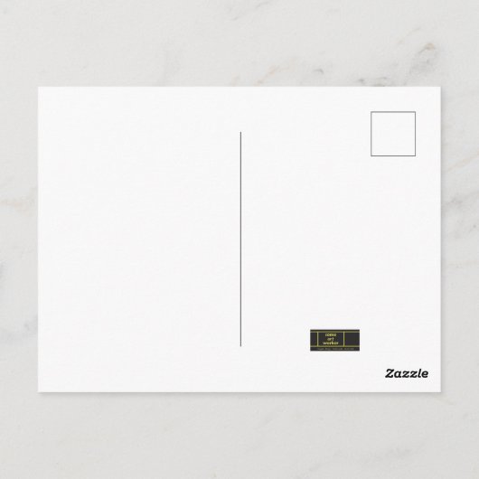 Stubby Lil Weenie Briefkaart (Achterkant)