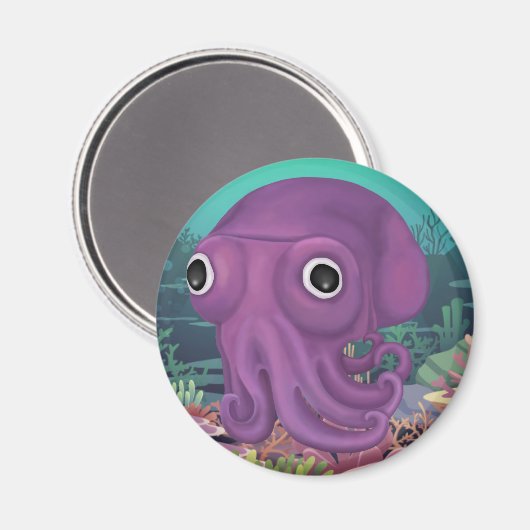 Stubby Squid Magneet (Voorkant / Achterkant)