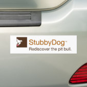 StubbyDog bumpersticker (Op auto)