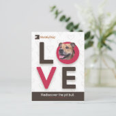 StubbyDog Valentijn #1 Feestdagenkaart (Staand voorkant)