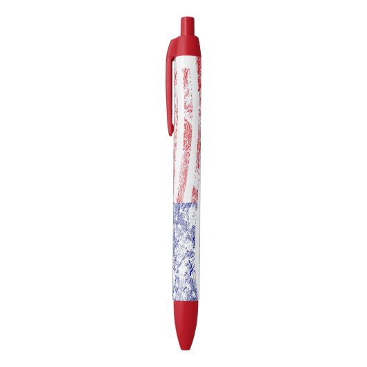 stuc grungy vlag blauwe inkt pen (Top (Verticaal))