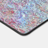 Stucco blauwe mist bureau mat (Hoek)