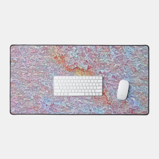 Stucco blauwe mist bureau mat (Keyboard & Muis)