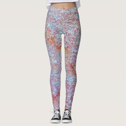 Stucco Blue Mist Leggings (Voorkant)