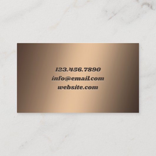 Stucco-contractant Visitekaartje (Achterkant)