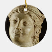 Stucco head, Gandhara, 4e eeuw AD Keramisch Ornament (Voorkant)