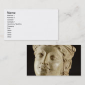 Stucco head, Gandhara, 4e eeuw AD Visitekaartje (Voorkant / Achterkant)