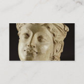Stucco head, Gandhara, 4e eeuw AD Visitekaartje (Achterkant)