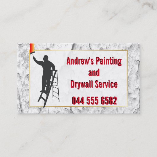 Stucco Painting Service Colorful Budget Value New Visitekaartje (Voorkant)