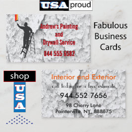 Stucco Schilderservice 🛠️ Handyman Home Repair Visitekaartje