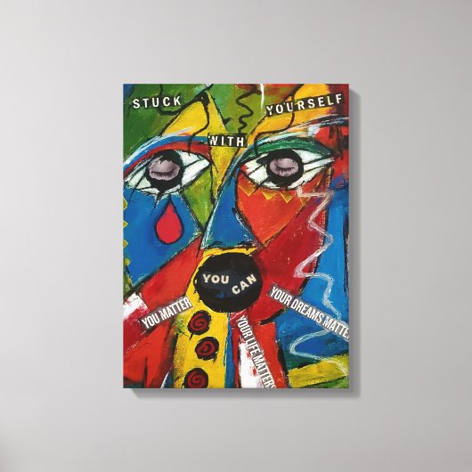 Stuck Canvas Afdruk (Voorkant)