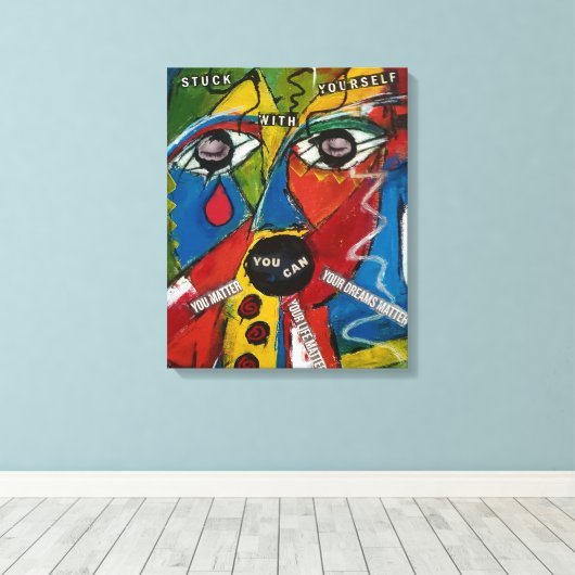 Stuck Canvas Afdruk (Insitu (Houten vloer))