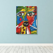 Stuck Canvas Afdruk (Insitu (Houten vloer))