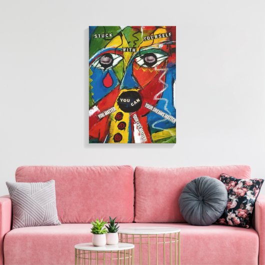 Stuck Canvas Afdruk (Insitu (Woonkamer))